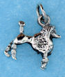 sterling silver poodle pendant