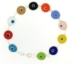 sterling silver evil eye bracelet EEB003
