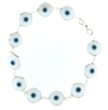 sterling silver evil eye bracelet EEB007