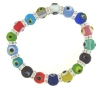 sterling silver evil eye bracelet EEB11328MC