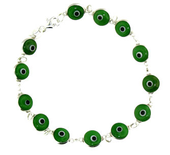 Evil Eye Bracelet EEB710 Green