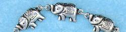Silver Elephant Bracelets