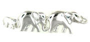 Silver Elephant Brooch Pins