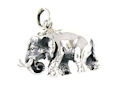 sterling silver elephant pendant ELP7061138