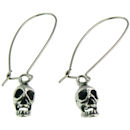 stainless steel skull earrings ERC1006