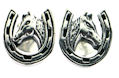 sterling silver horse earrings HER7063397