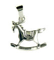 sterling silver horse necklace HNL42105