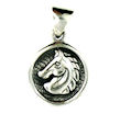 sterling silver horse necklace HNL7063421