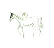 sterling silver horse necklace HNL7066175