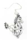 Silver Horse Earrings