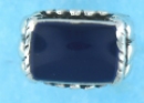 sterling silver MOP ring MOPR0012-BLUE