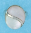 sterling silver MOP ring MOPR0019-PINK