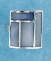 sterling silver MOP ring MOPR0025-BLUE