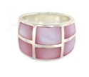 Silver MOP Rings
