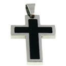 stainless steel cross pendant