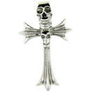 stainless steel skull pendant
