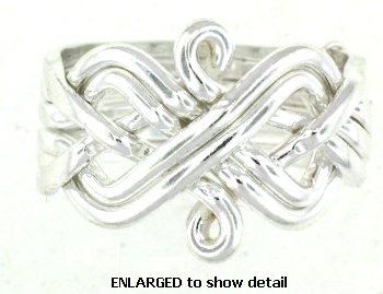 Model PR329 Puzzle Ring Enlarged
