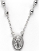 Silver Rosary Necklaces