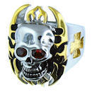 Stainless Steel skull ring SCR0250