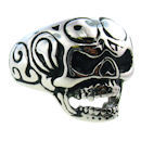 Stainless Steel skull ring SCR2019