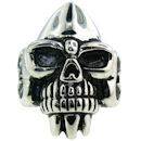 Stainless Steel skull ring SCR3028