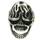 Stainless Steel skull ring SCR3034