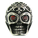 Stainless Steel skull ring SCR3039