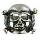 Stainless Steel skull ring SCR3049