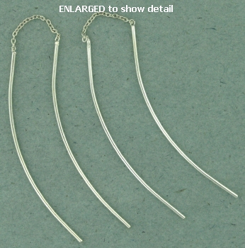model t009 threader earrings enlarged view