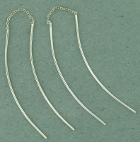 sterling silver threader earring T009