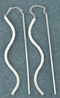 sterling silver threader earring T010