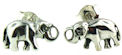 sterling silver elephant earrings WEE0413
