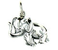 sterling silver elephant pendant WEP0649