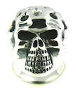 sterling silver skull ring WLR511