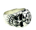 sterling silver skull ring WLR603
