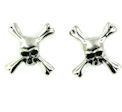 sterling silver skull earrings WSE1185